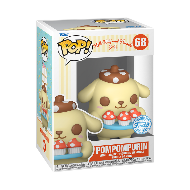 POMPOMPURIN (WITH TRAY) - HELLO KITTY AND FRIENDS