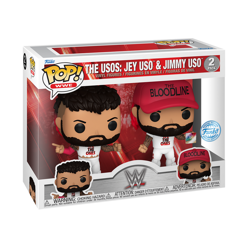 THE USOS: JEY USO AND JIMMY USO - WWE POP! 2-PACK