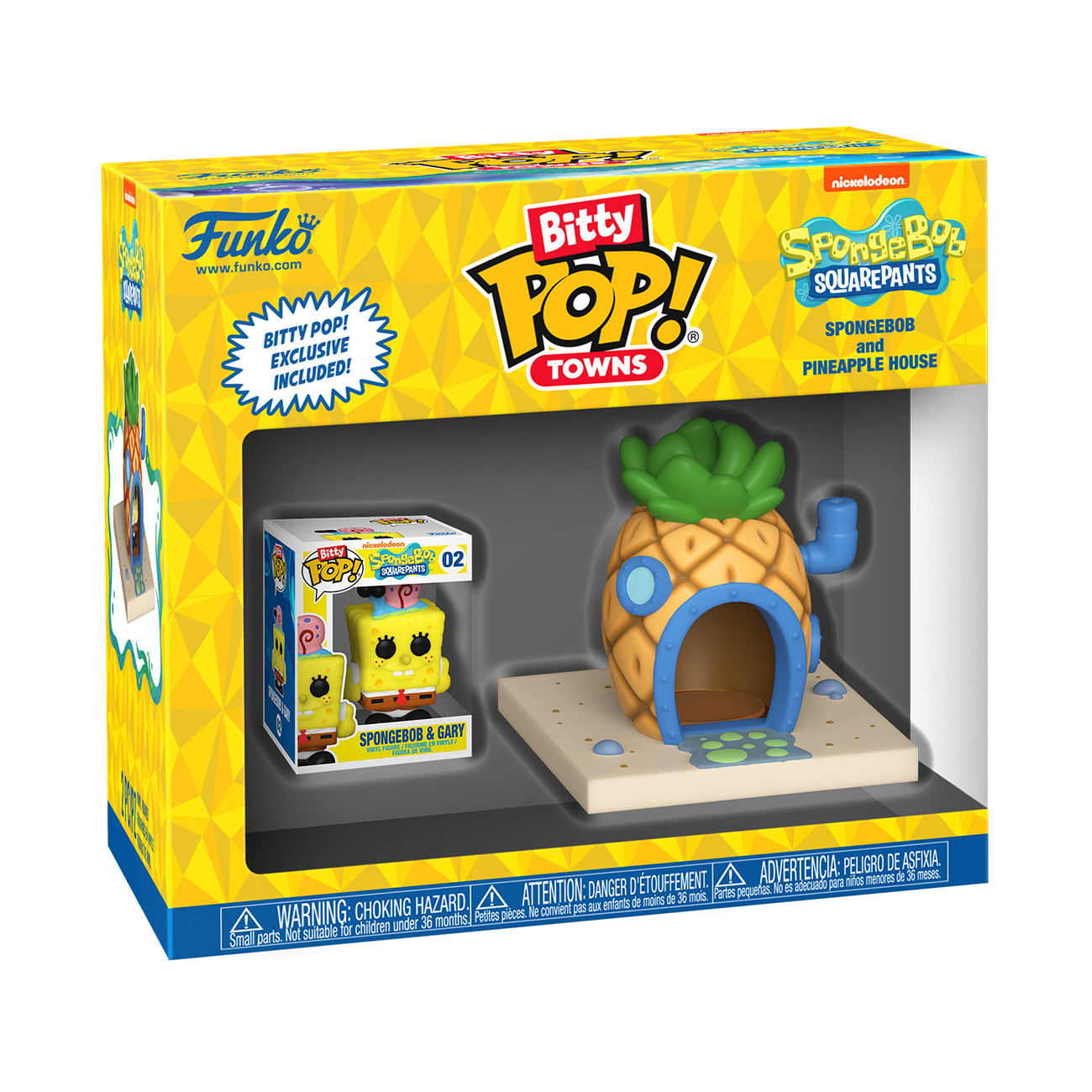 Bitty Pop Town Spongebob And Pineapple House 6312