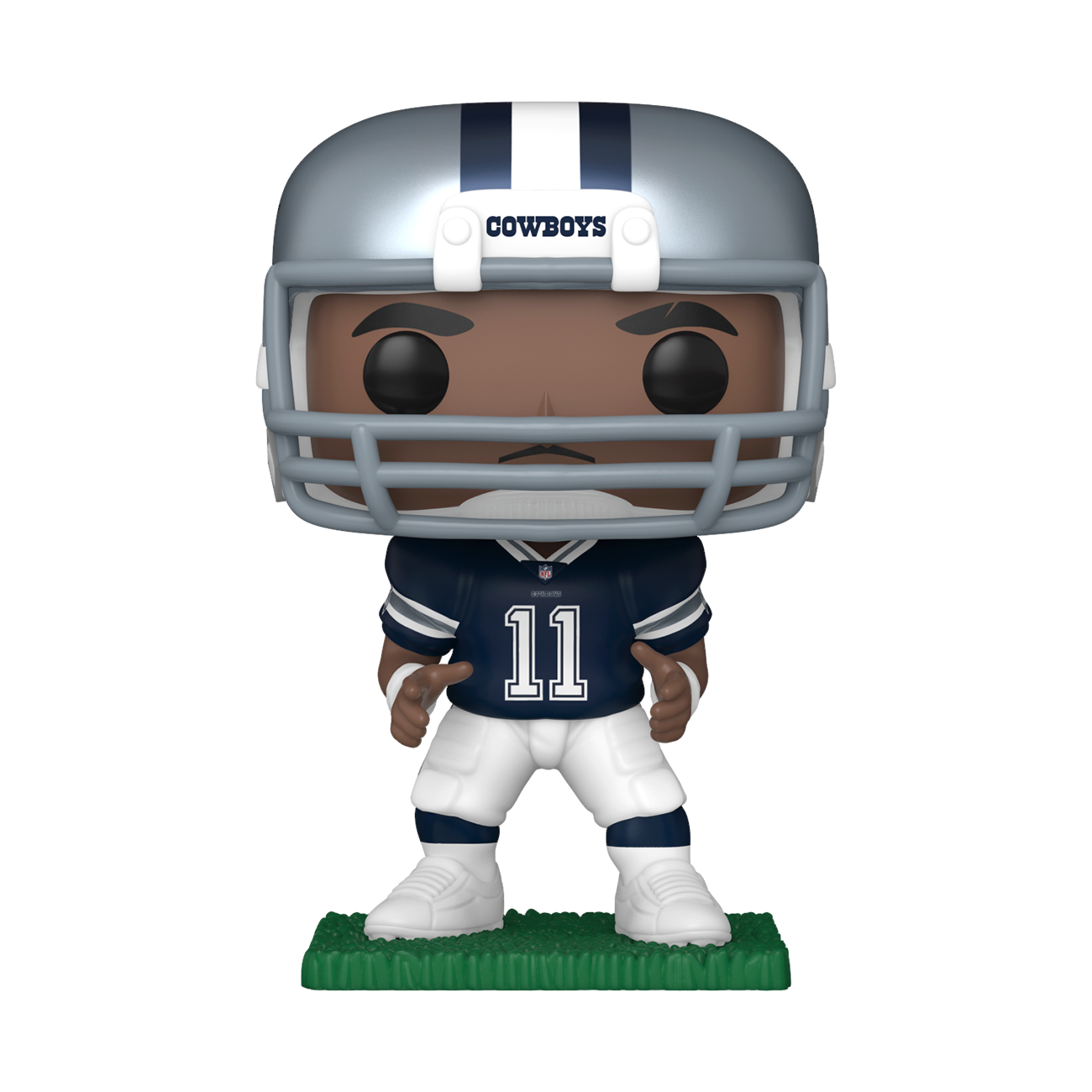 Micah Parsons Navy And White NFL Cowboys Pop Vinyl