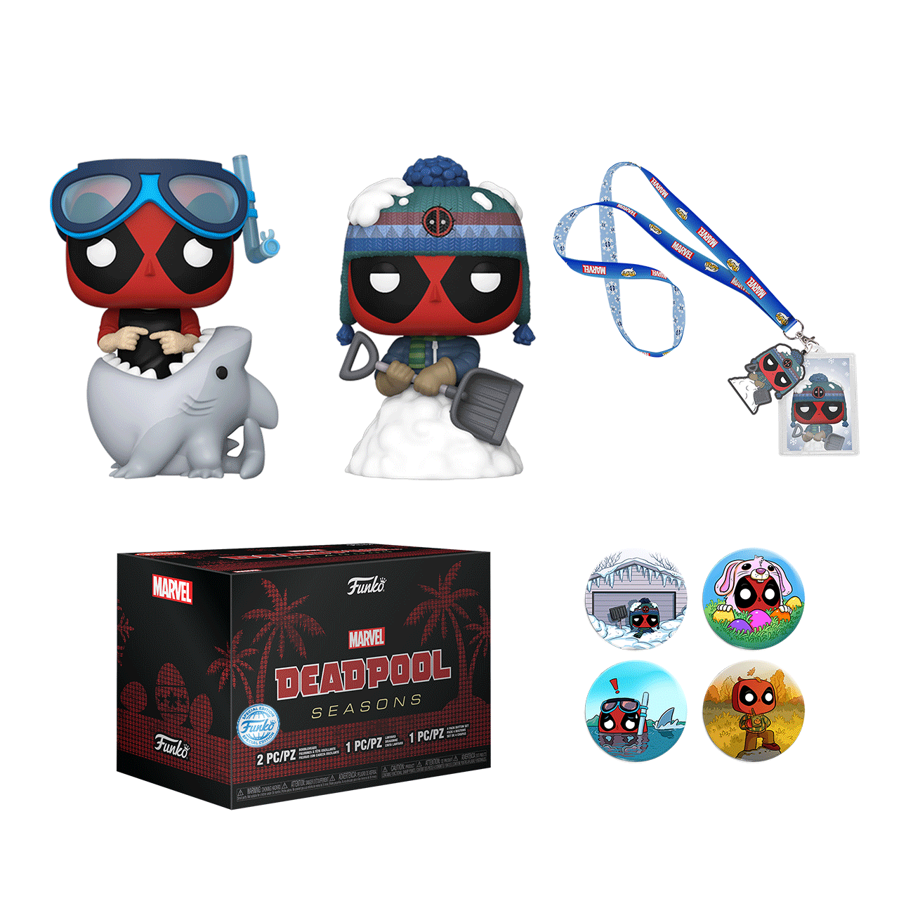 Funko POP! Marvel Deadpool Seasons Mystery Box Collectors Kit