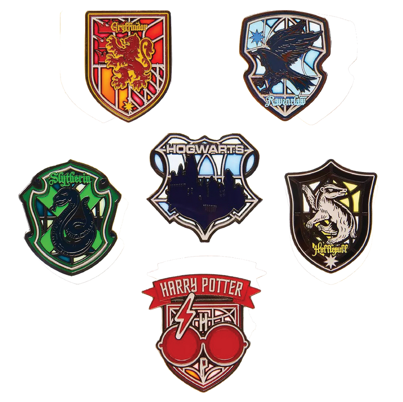 HARRY POTTER STAINED GLASS BLIND BOX PIN