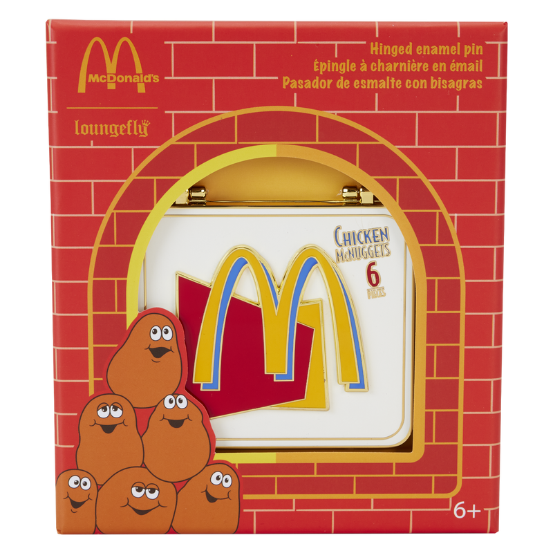 HAPPY MEAL 3" COLLECTOR BOX PIN - MCDONALDS