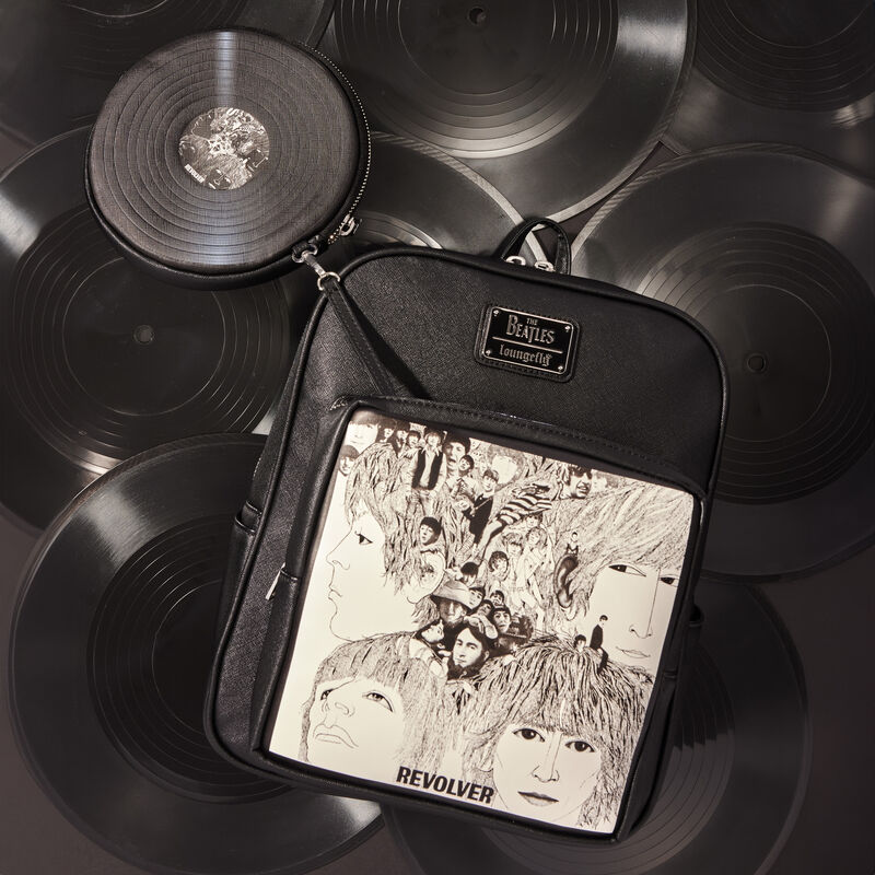 THE BEATLES REVOLVER ALBUM WITH RECORD POUCH MINI BACKPACK