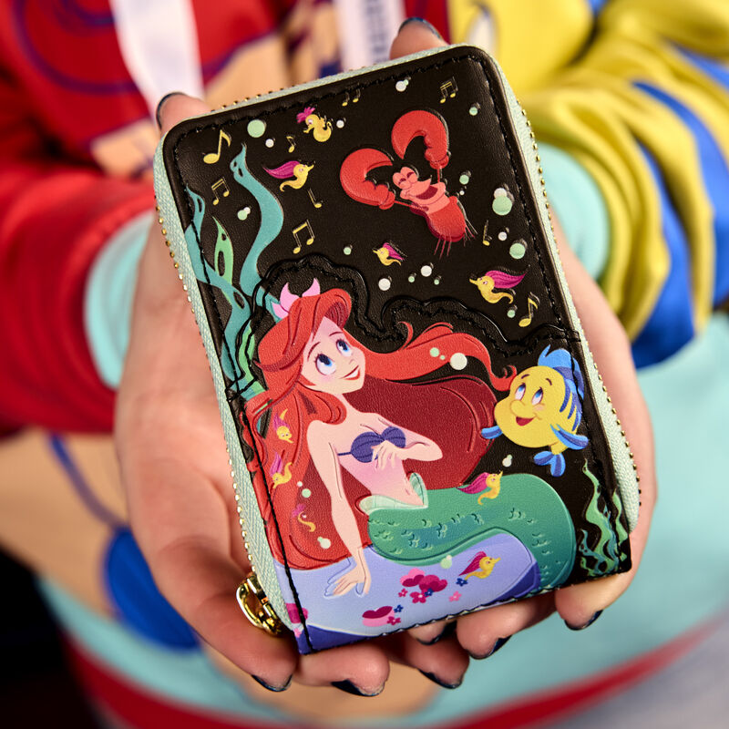 LIFE IS THE BUBBLES ACCORDION WALLET - THE LITTLE MERMAID 35TH ANNIVERSARY