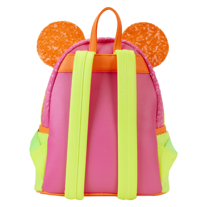 MINNIE MOUSE NEON SEQUIN MINI BACKPACK - DISNEY