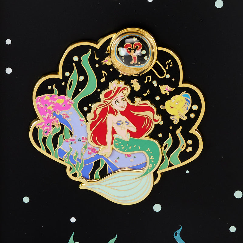 LIFE IS THE BUBBLES 3" COLLECTOR BOX PIN - THE LITTLE MERMAID 35TH ANNIVERSARY