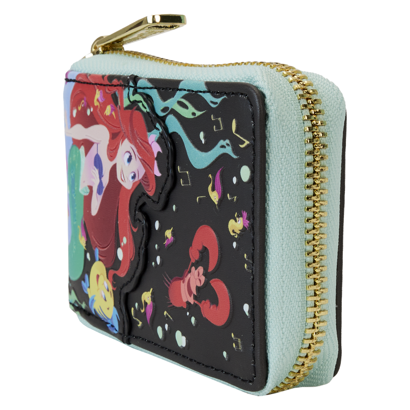LIFE IS THE BUBBLES ACCORDION WALLET - THE LITTLE MERMAID 35TH ANNIVERSARY