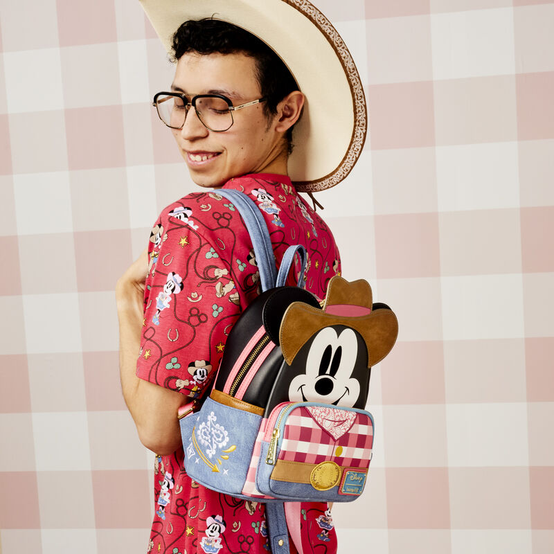 WESTERN MICKEY MOUSE COSPLAY MINI BACKPACK - DISNEY