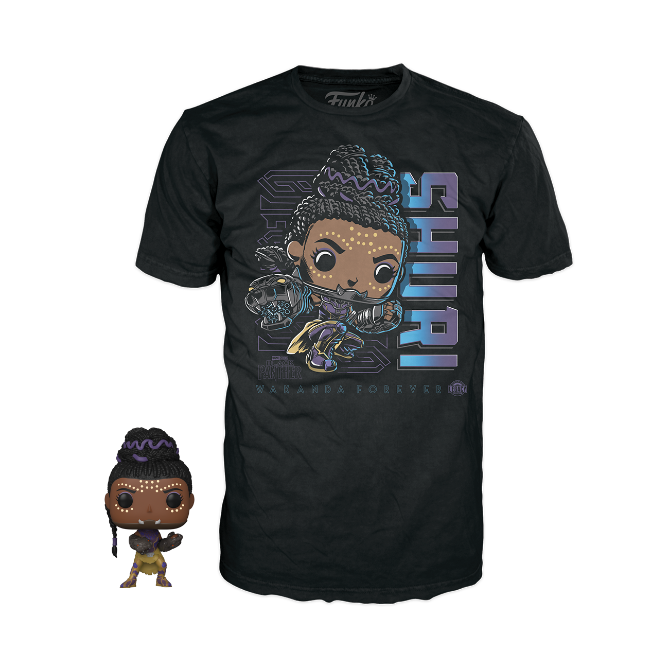 Shuri Glow In The Dark Black Panther Pop Tee Funko EU