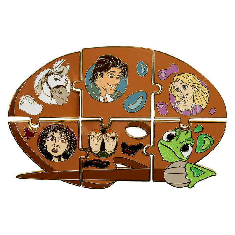 TANGLED PAINTS PUZZLE BLIND BOX PIN - DISNEY