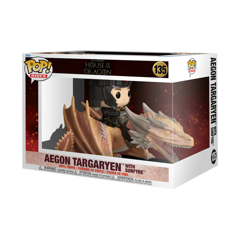 AEGON TARGARYEN WITH SUNFYRE - HOUSE OF THE DRAGON