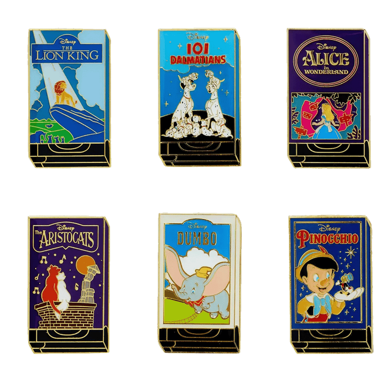 CLASSIC VHS COVERS BLIND BOX PIN - DISNEY