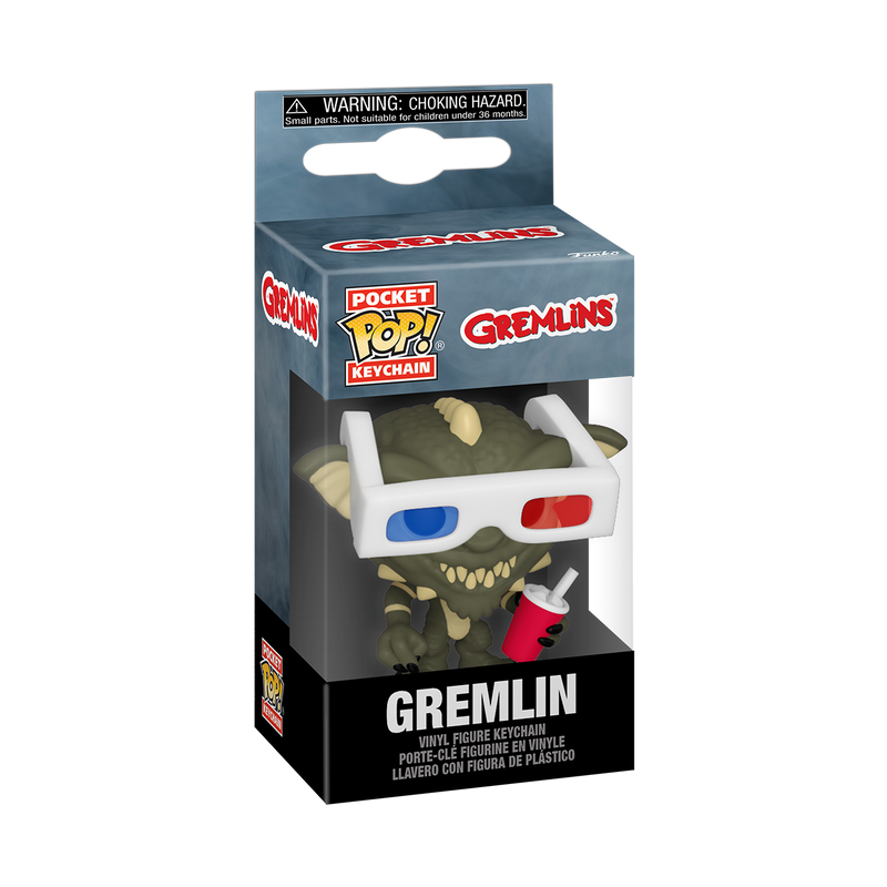 GREMLIN WITH 3D GLASSES - GREMLINS POP! KEYCHAIN