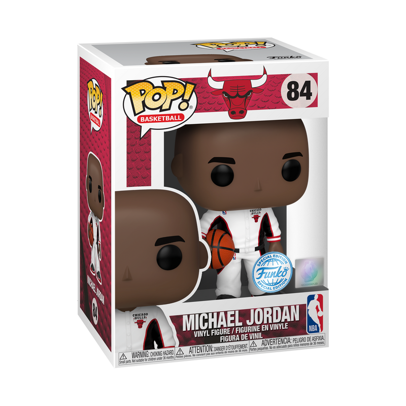 MICHAEL JORDAN (WHITE WARMUP) - NBA: CHICAGO BULLS