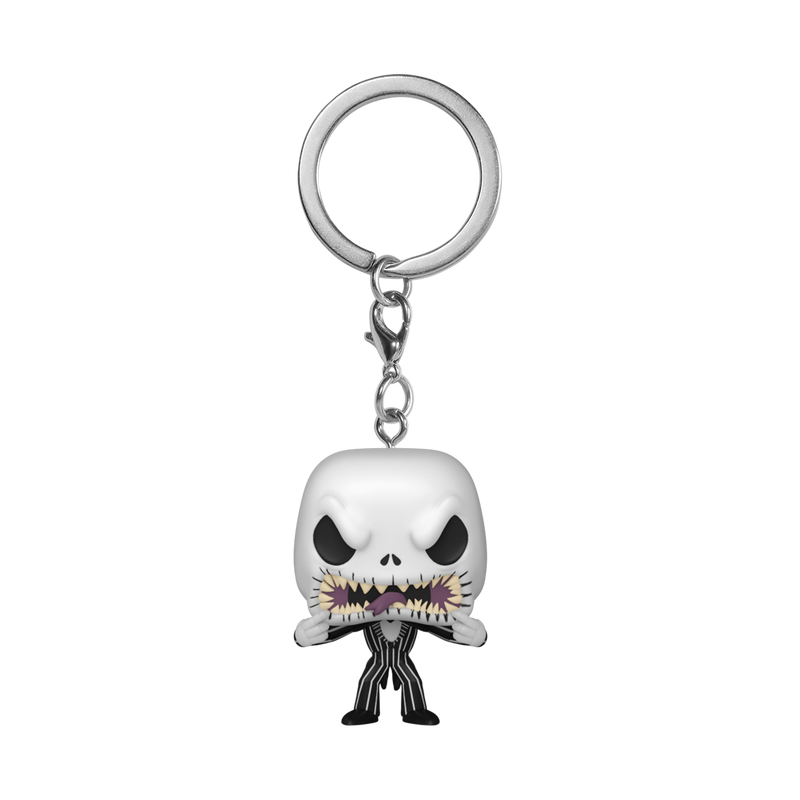 JACK SKELLINGTON (SCARY FACE) - THE NIGHTMARE BEFORE CHRISTMAS POP! KEYCHAIN