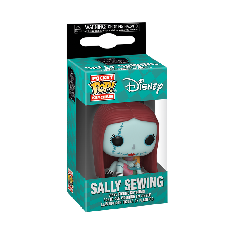 SALLY SEWING - THE NIGHTMARE BEFORE CHRISTMAS POP! KEYCHAIN