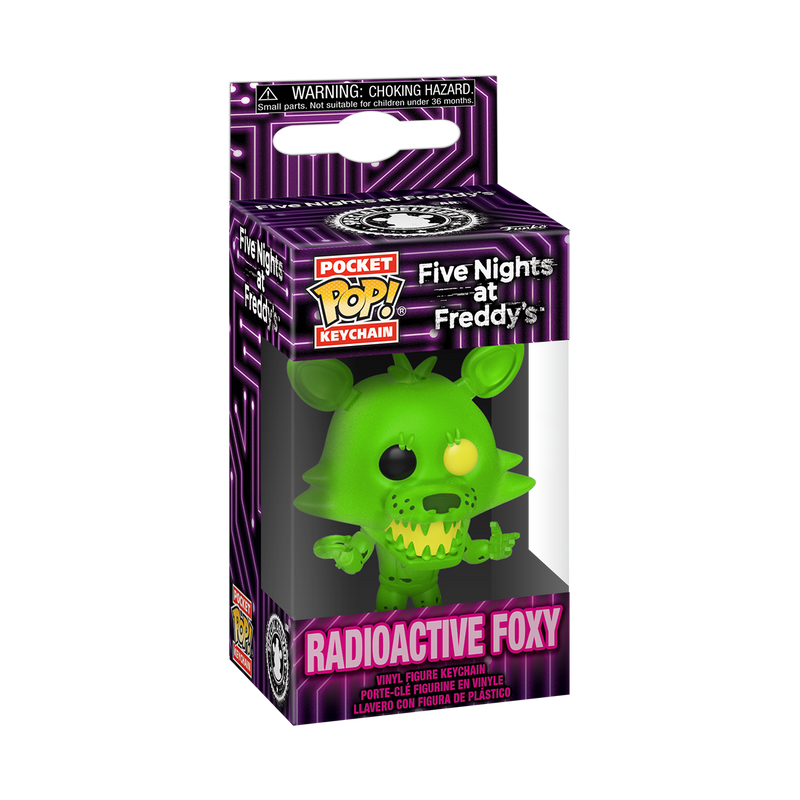 RADIOACTIVE FOXY - FIVE NIGHTS AT FREDDY'S POP! KEYCHAIN