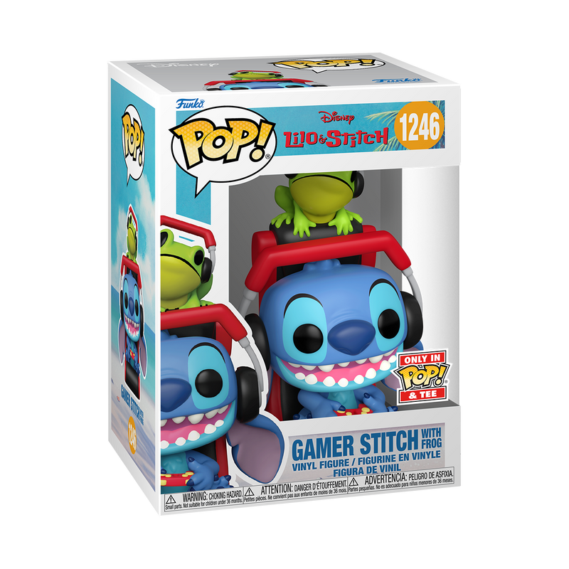 GAMER STITCH WITH FROG - LILO AND STITCH