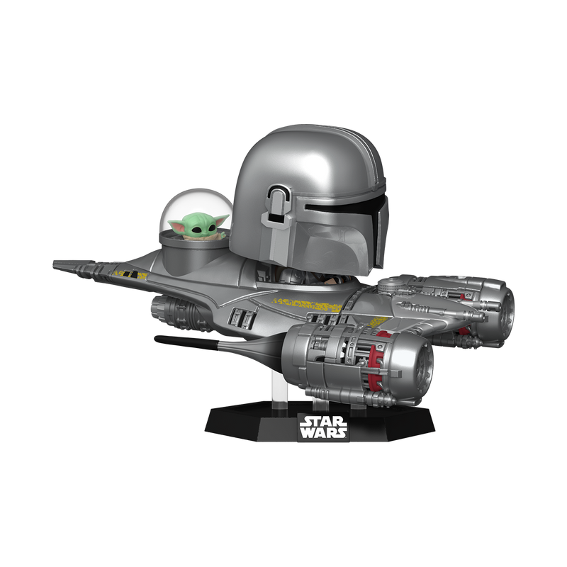 THE MANDALORIAN IN N1 STARFIGHTER (WITH GROGU) - STAR WARS: THE MANDALORIAN