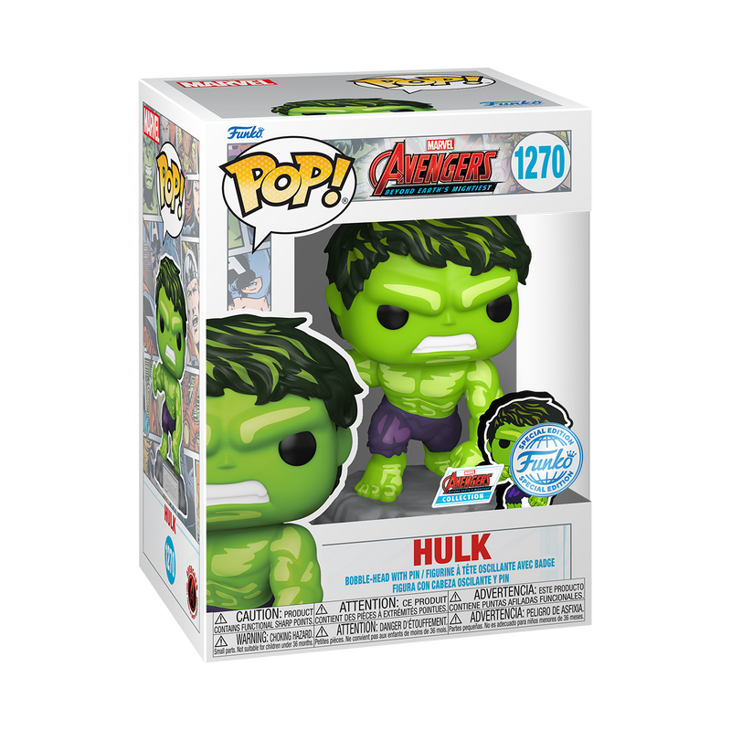 Hulk (With Pin) - Avengers: Beyond Earth's Mightiest Pop! Vinyl
