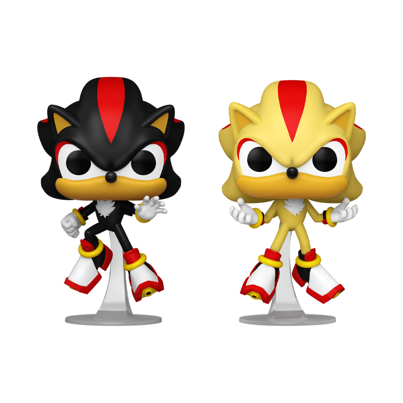 SHADOW AND SUPER SHADOW (GLOW) - SONIC THE HEDGEHOG