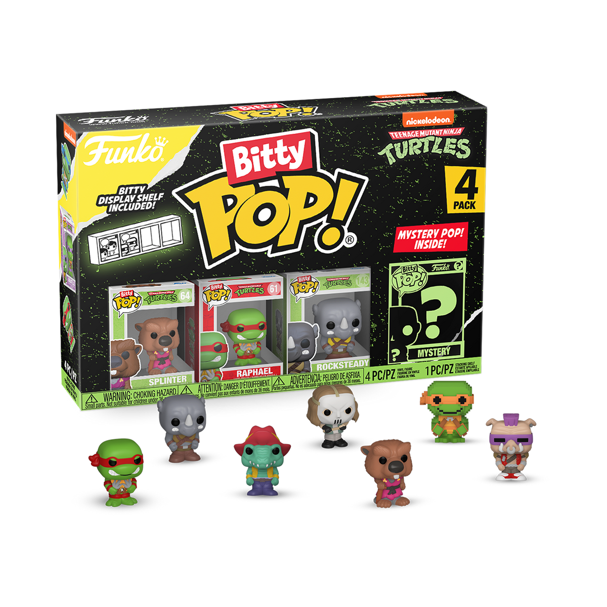 TMNT all 4 high quality 1 out set funko