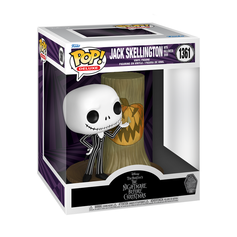 JACK SKELLINGTON WITH HALLOWEEN DOOR - THE NIGHTMARE BEFORE CHRISTMAS 30TH