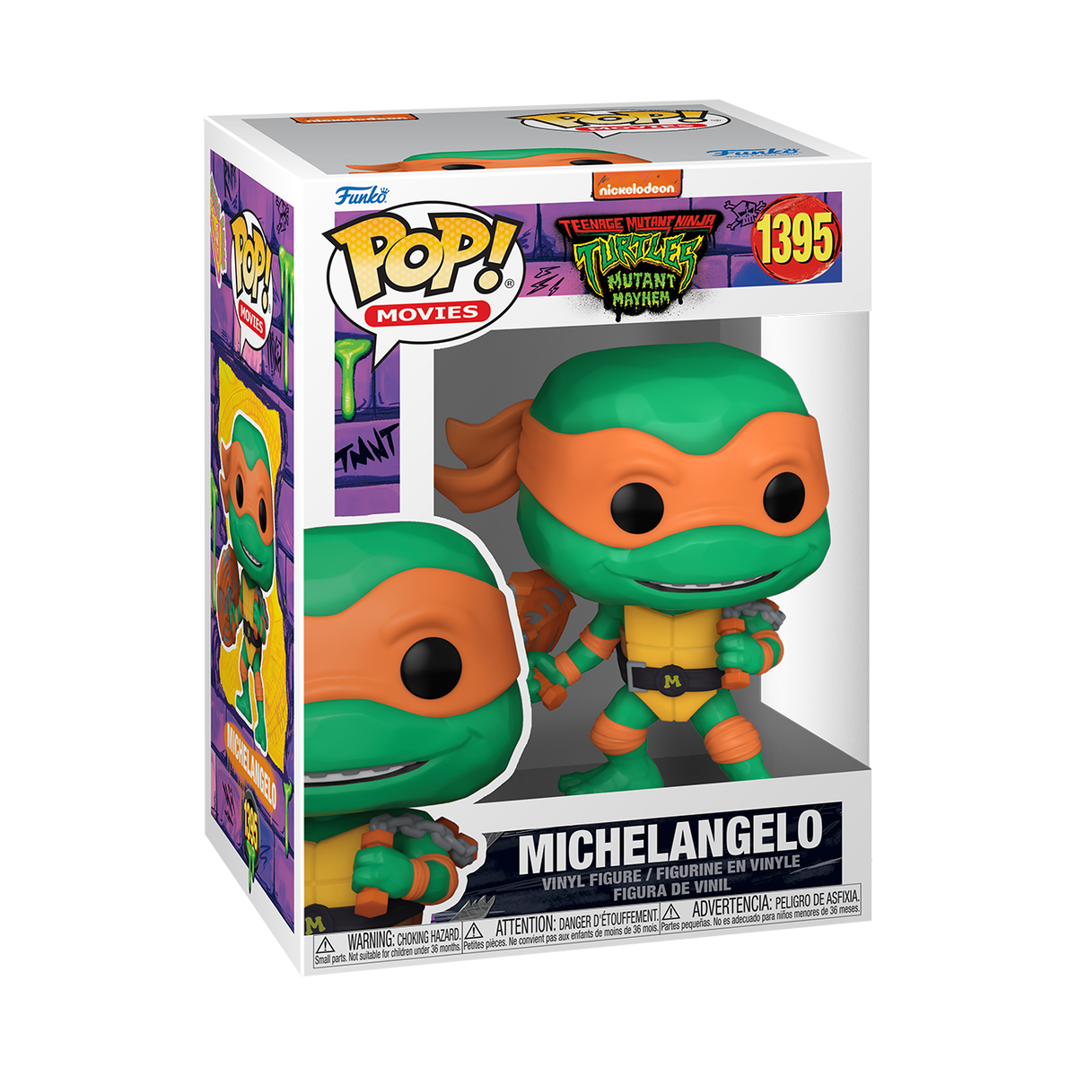 Freddy Funko selling as Michelangelo Soda