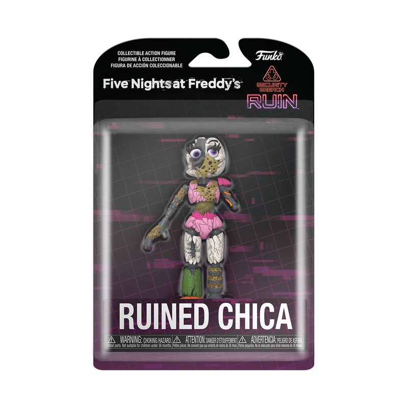 RUINED CHICA - FIVE NIGHTS AT FREDDY'S ACTION FIGURE