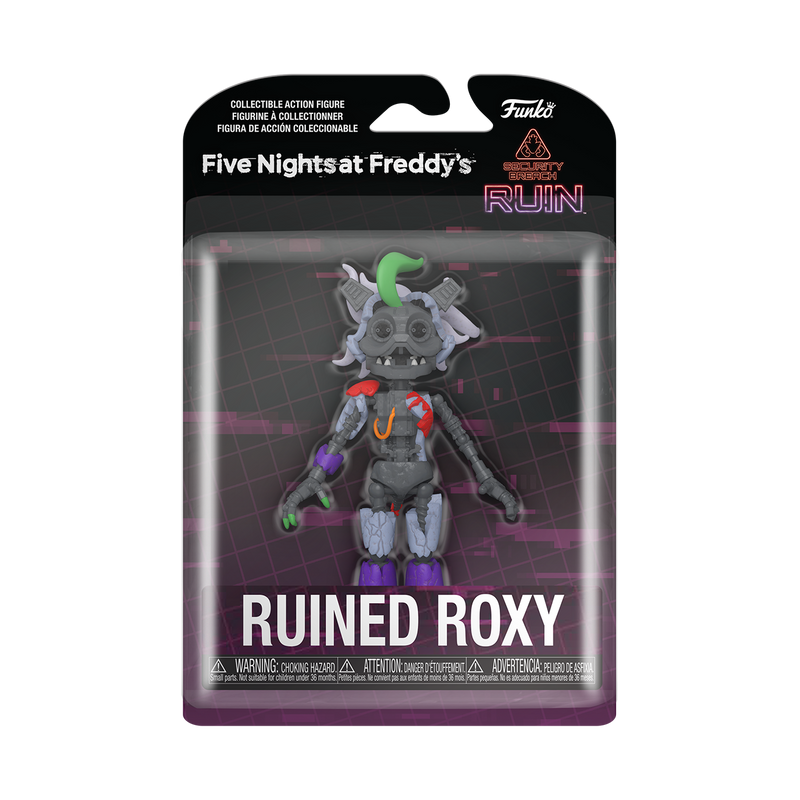 RUINED ROXY - FIVE NIGHTS AT FREDDY'S ACTION FIGURE