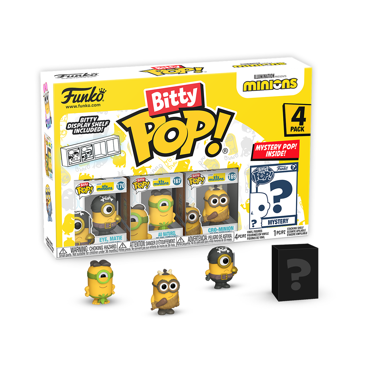 Minions 4-Pack Series 1 Bitty Pop! Vinyl | Funko Europe