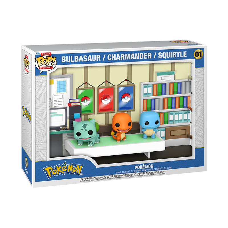 POKÉMON STARTERS (1996) POP! MOMENT DELUXE