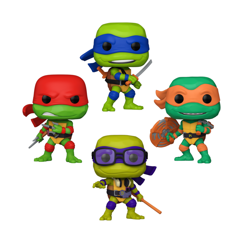 TEENAGE MUTANT NINJA TURTLES: MUTANT MAYHEM 4-PACK (GLOW)
