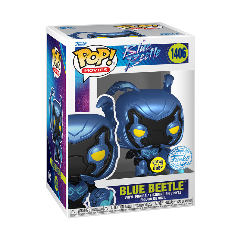 BLUE BEETLE WITH WEAPON (GLOW)