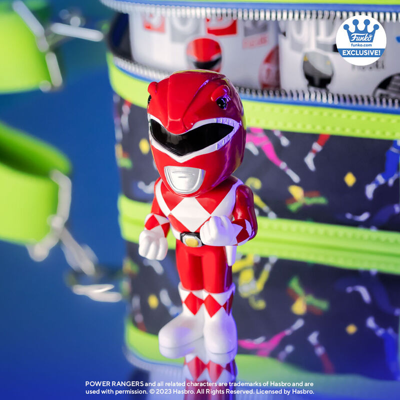 MIGHTY MORPHIN POWER RANGERS 6-PACK VINYL SODA WITH COOLER