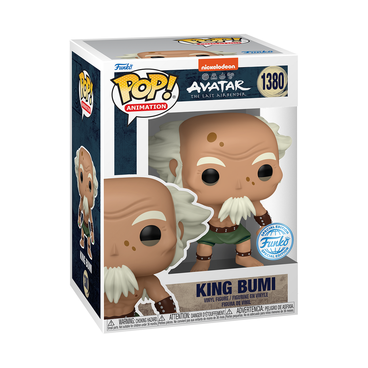 King Bumi - Avatar: The Last Airbender Pop! Vinyl (Exc) | Funko EU