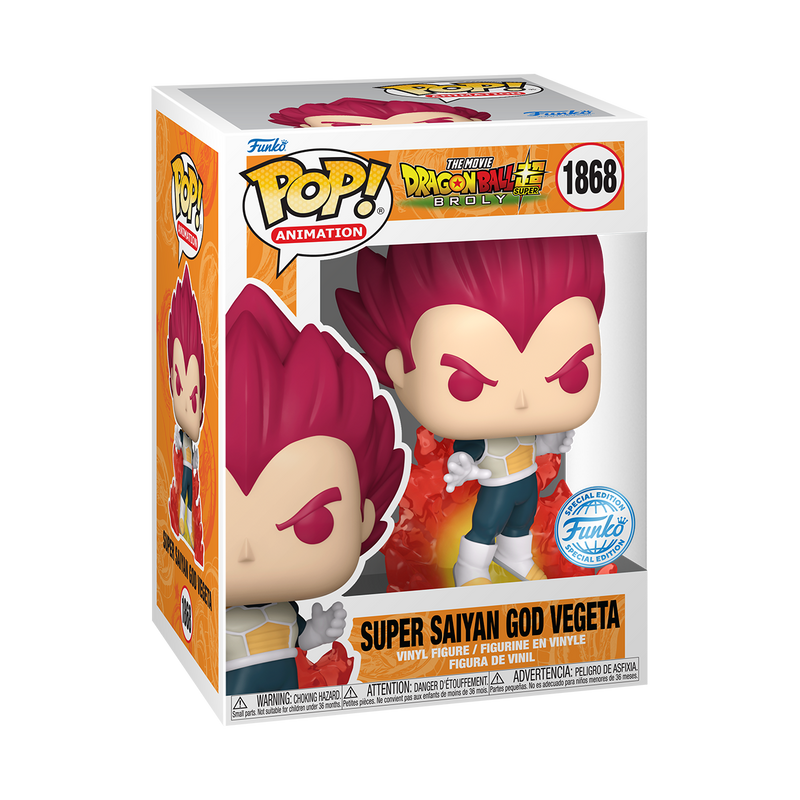 SUPER SAIYAN GOD VEGETA (WITH FLAMES) - DRAGON BALL SUPER: BROLY