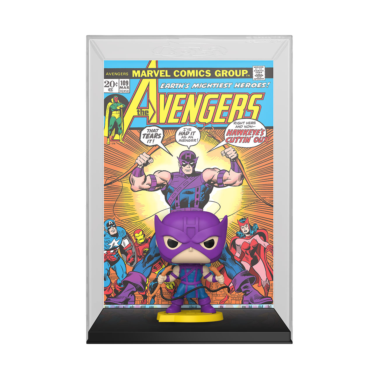 Hawkeye - Avengers #109 Marvel Pop! Comic Cover | Funko EU