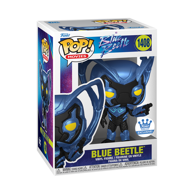 BLUE BEETLE WITH WEAPON