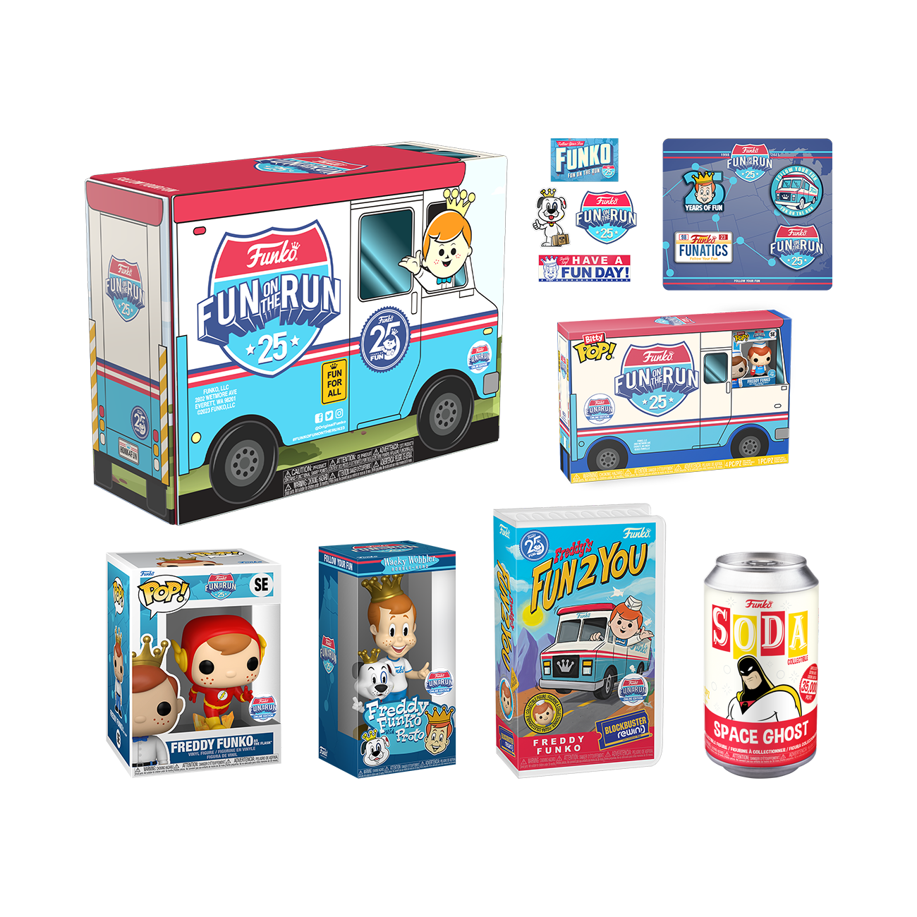 Funko 25Th Anniversary Fun On The Run Box (Exc) Funko EU