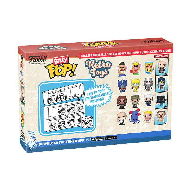 BITTY POP! RETRO TOYS 4-PACK SERIES 1