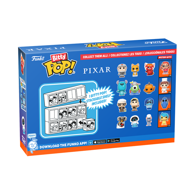 BITTY POP! PIXAR 4-PACK SERIES 1