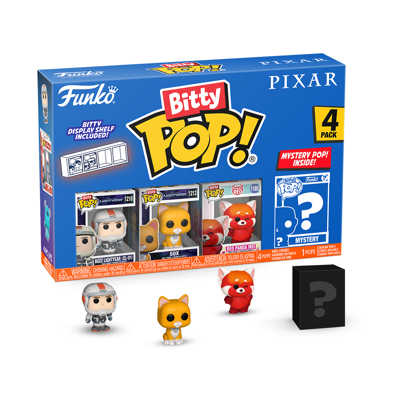 Bitty Pop! Pixar 4-Pack Series 1