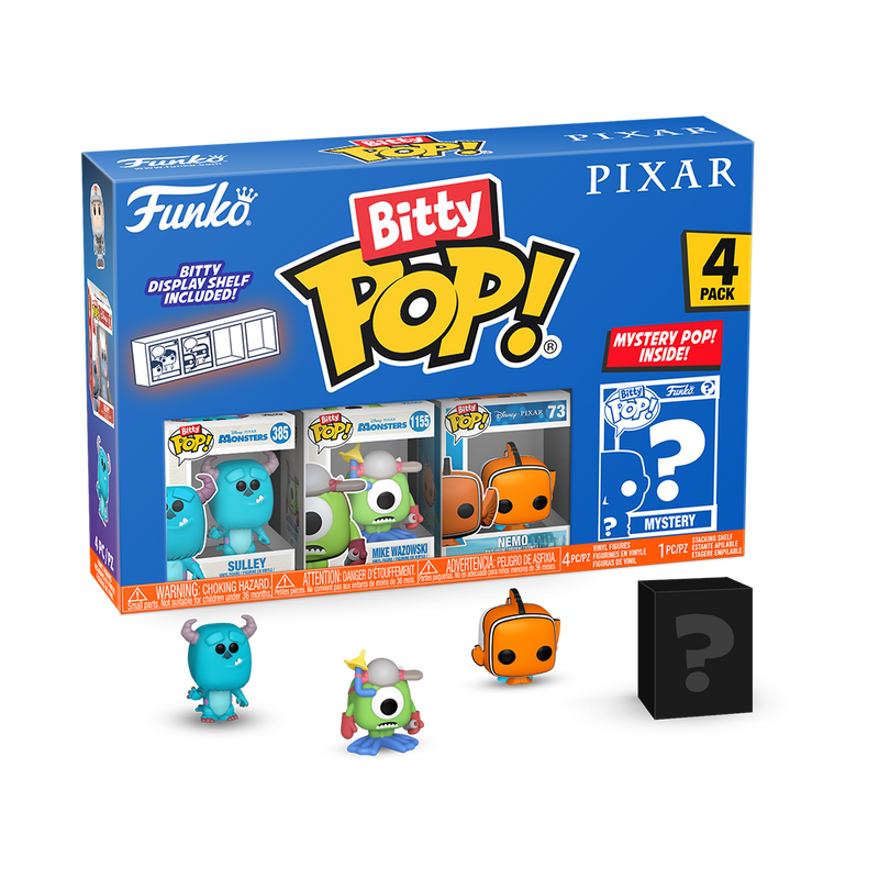 BITTY POP! PIXAR 4-PACK SERIES 2