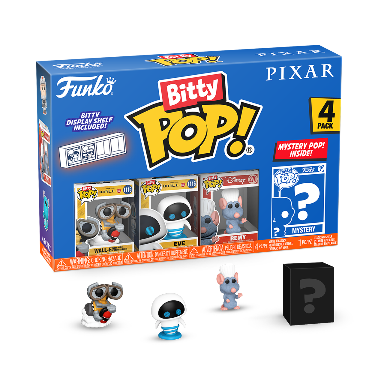 Bitty Pop! Pixar 4-Pack Series 4