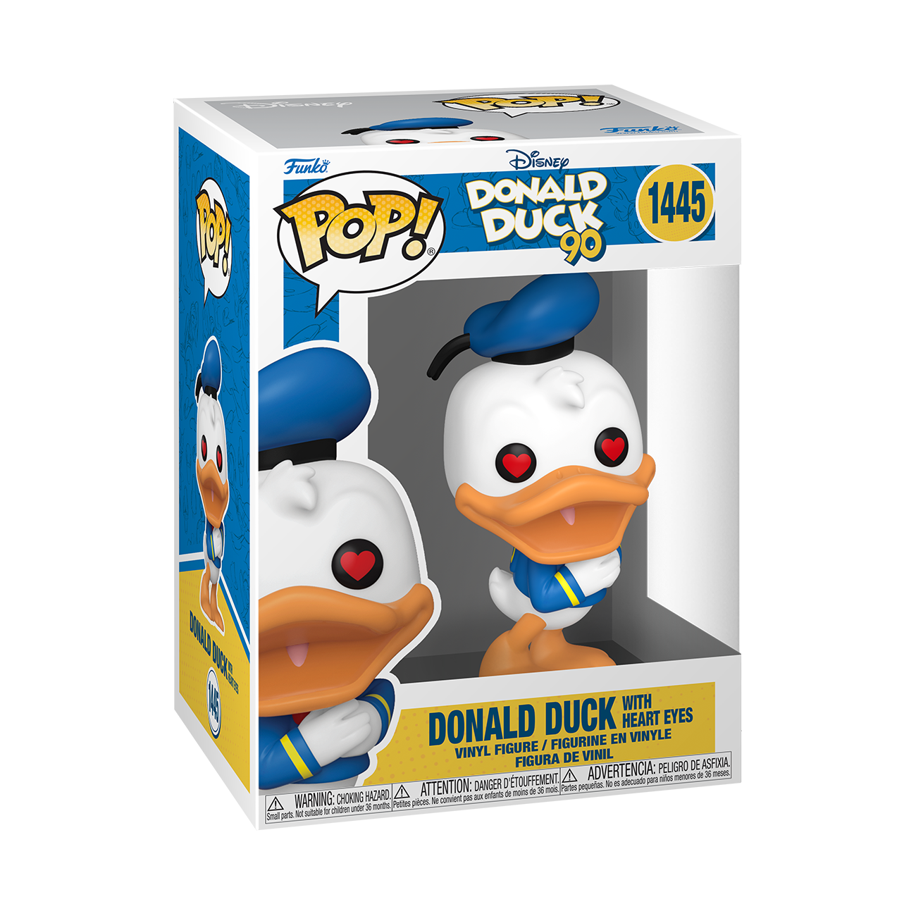 Donald Duck With Heart Eyes - Donald Duck 90th Pop! Vinyl | Funko Europe