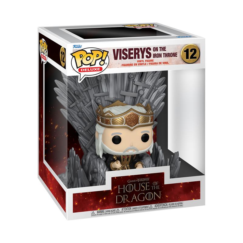 VISERYS ON THE IRON THRONE - HOUSE OF THE DRAGON