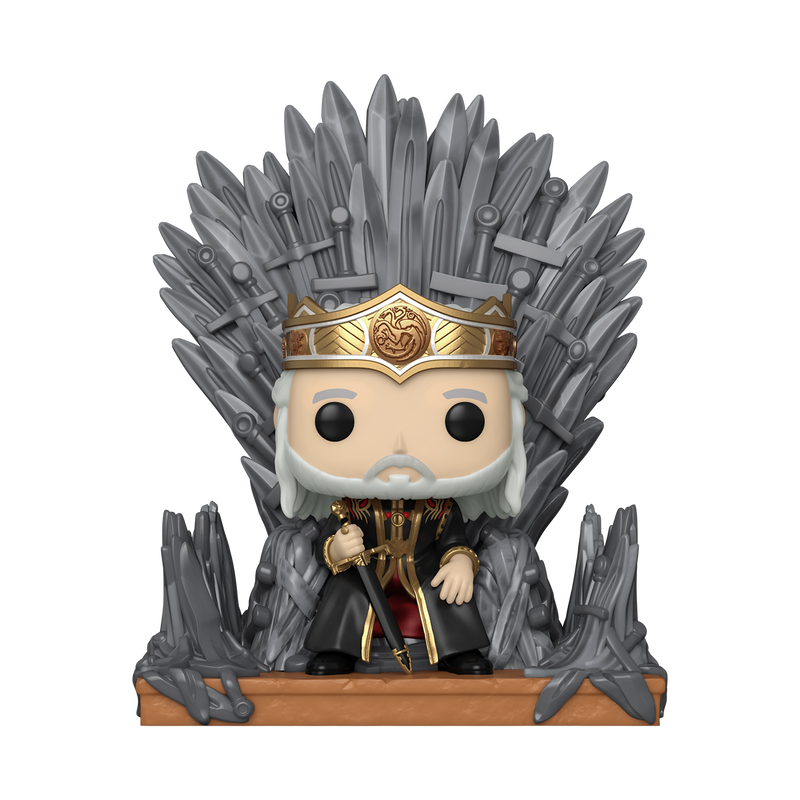 VISERYS ON THE IRON THRONE - HOUSE OF THE DRAGON