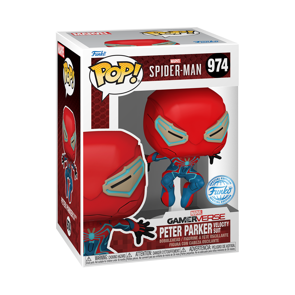Peter Parker (Velocity Suit) - Spider-Man 2 Pop! Vinyl (Exc Peter Parker (Velocity Suit) - Spider-Man 2 Pop! Vinyl (Exc